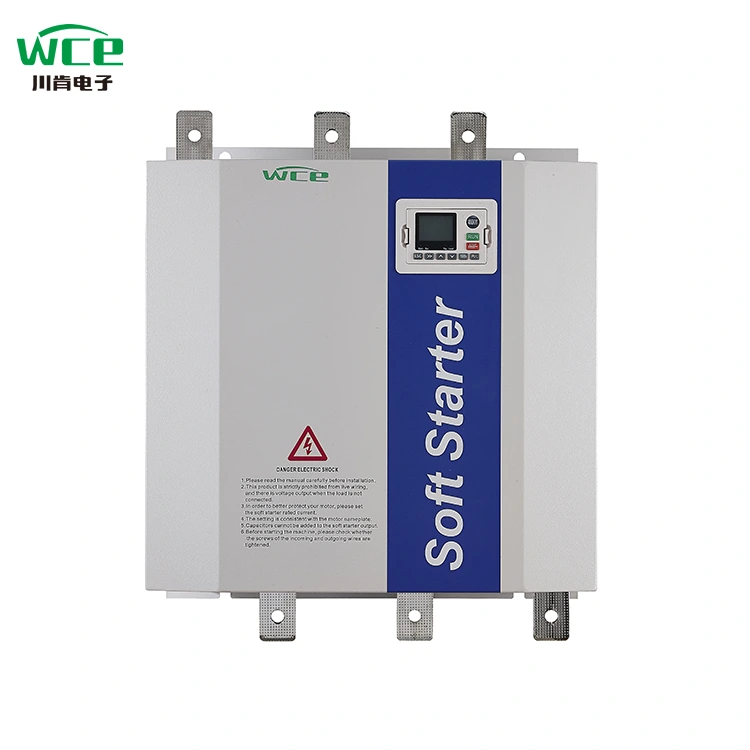 Starter soft online da 400kW con inglese